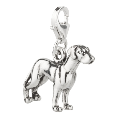 Charm / Anhänger 925 Silber Hund Dogge 2