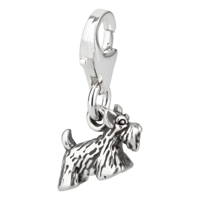 Charm / Anhänger 925 Silber Hund Scottish Terrier 2