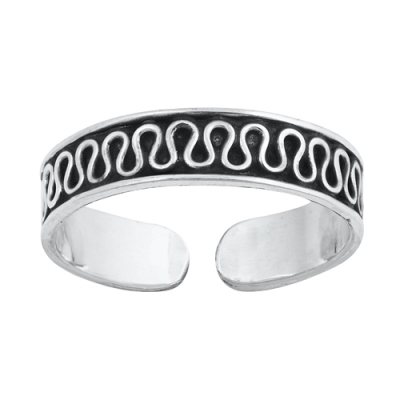 Zehenring 925 Silber Bali Style Modell 15