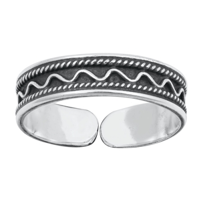 Zehenring 925 Silber Bali Style Modell 4
