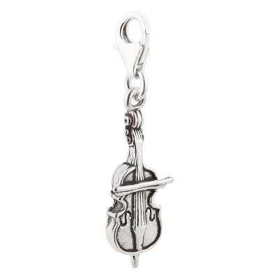 Charm / Anhänger 925 Silber Cello