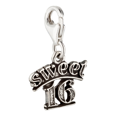 Charm / Anhänger 925 Silber Sweet 16