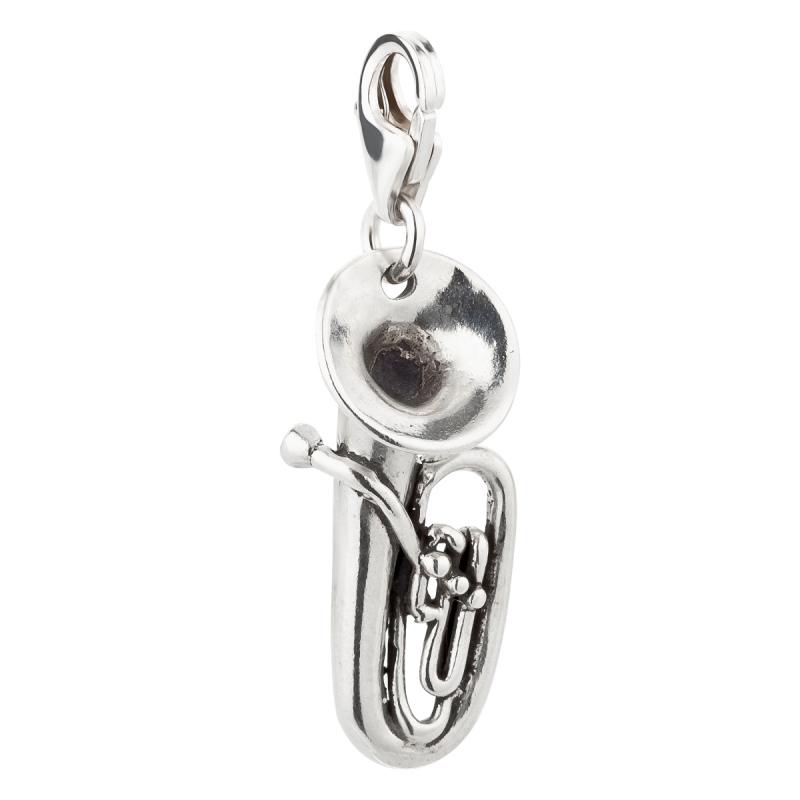 Charm / Anhänger 925 Silber Tuba