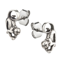 Ohrstecker 925 Silber Affe