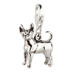Charm / Anhänger 925 Silber Hund Chihuahua 4