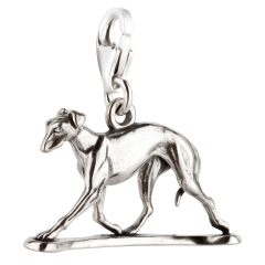 Charm / Anhänger 925 Silber Hund Galgo