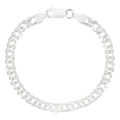 Armkettchen Rombokette aus Sterling Silber