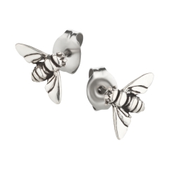 Ohrstecker 925 Silber Biene