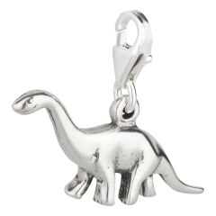 Charm / Anhänger 925 Silber Dinosaurier Brontosaurus