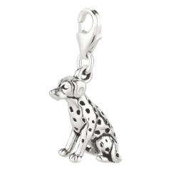 Charm / Anhänger 925 Silber Hund Dalmatiner 3