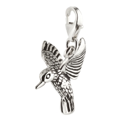 Charm / Anhänger 925 Silber Kolibri