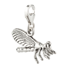 Charm / Anhänger 925 Silber Libelle 1
