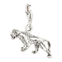 Charm / Anhänger 925 Silber Tiger