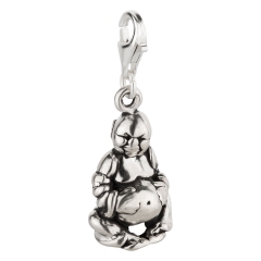 Charm / Anhänger 925 Silber Buddha