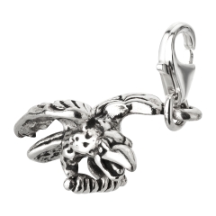 Charm / Anhänger 925 Silber Rabe