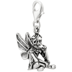 Charm / Anhänger 925 Silber Fee