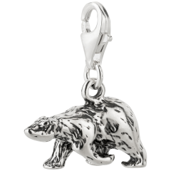 Charm / Anhänger 925 Silber Eisbär