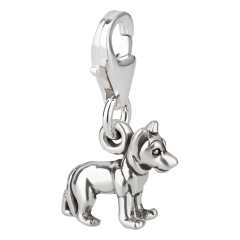 Charm / Anhänger 925 Silber Hund Schäferhund 2