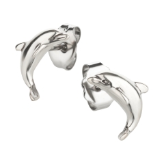Ohrstecker 925 Silber Delfin