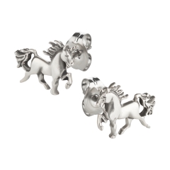 Ohrstecker 925 Silber Einhorn