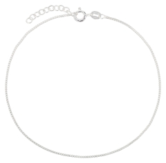 Fußkettchen Venezia 925 Silber 1mm Modell 25