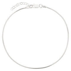 Fußkettchen Schlangenkette 925 Silber 1.8 mm Modell 31