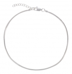 Fußkettchen Schlangenkette 925 Silber 1.5mm Modell 42