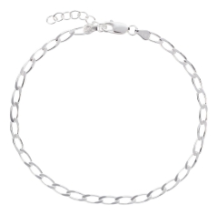 Fußkettchen 925 Silber 4mm Modell 48