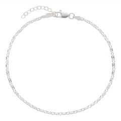 Fußkettchen 925 Silber 2mm Modell 51