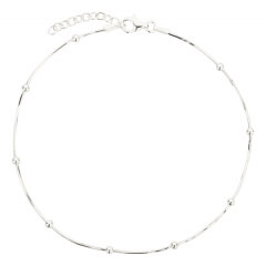 Fußkettchen Schlangenkette 925 Silber 0.7mm Modell 23