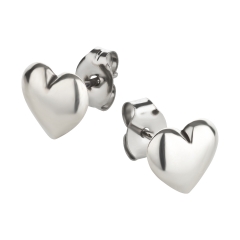 Ohrstecker 925 Silber Herz