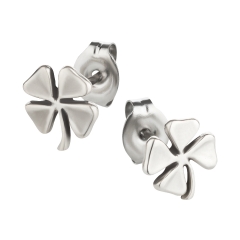 Ohrstecker 925 Silber Kleeblatt