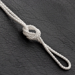 Korean Kette 925 Sterling Silber 2 mm