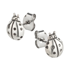 Ohrstecker 925 Silber Marienkäfer