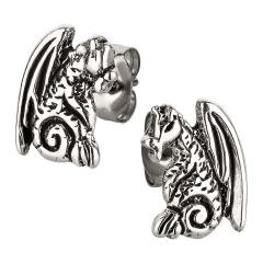 Ohrstecker 925 Silber Drache