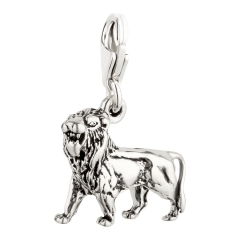 Sternzeichen Charm / Anhänger 925 Silber Löwe