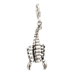 Sternzeichen Charm / Anhänger 925 Silber Skorpion