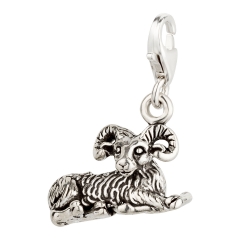 Sternzeichen Charm / Anhänger 925 Silber Widder