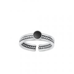 Zehenring 925 Silber Edelstein Achat 1