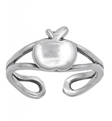 Zehenring 925 Silber Apfel