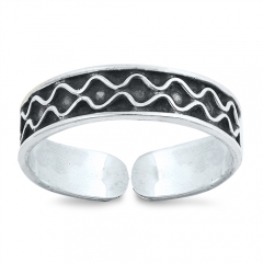 Zehenring 925 Silber Bali Style Modell 1