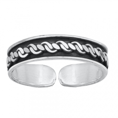 Zehenring 925 Silber Bali Style Modell 11