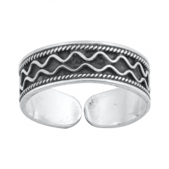 Zehenring 925 Silber Bali Style Modell 2