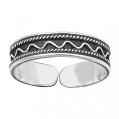 Zehenring 925 Silber Bali Style Modell 4