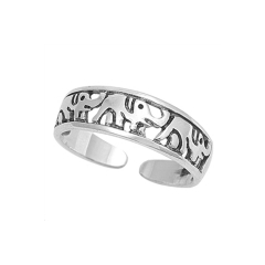 Zehenring 925 Silber Elefant