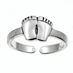 Zehenring 925 Silber Füße 2