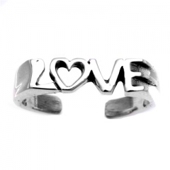 Zehenring 925 Silber Liebe 2