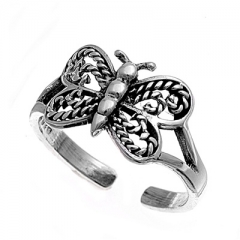 Zehenring 925 Silber Schmetterling 1
