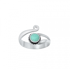Zehenring 925 Silber Edelstein Türkis 2