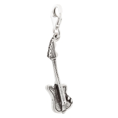 Charm / Anhänger 925 Silber E-Gitarre